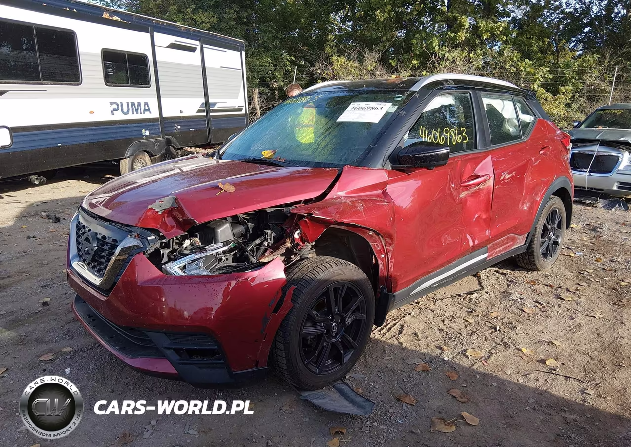2019 Nissan Kicks Sr VIN:3N1CP5CU7KL480650 - 2