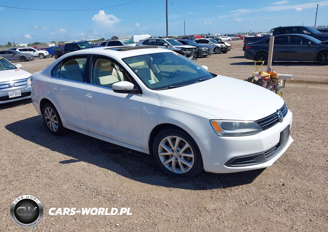 2014 Volkswagen Jetta 1.8T Se VIN:3VWD17AJ8EM377949 - 1