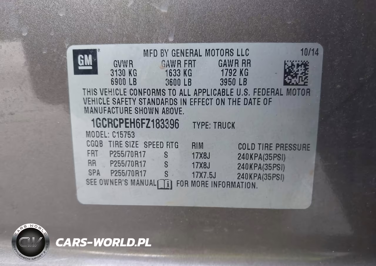 2015 Chevrolet Silverado 1500 Ls VIN:1GCRCPEH6FZ183396 - 9