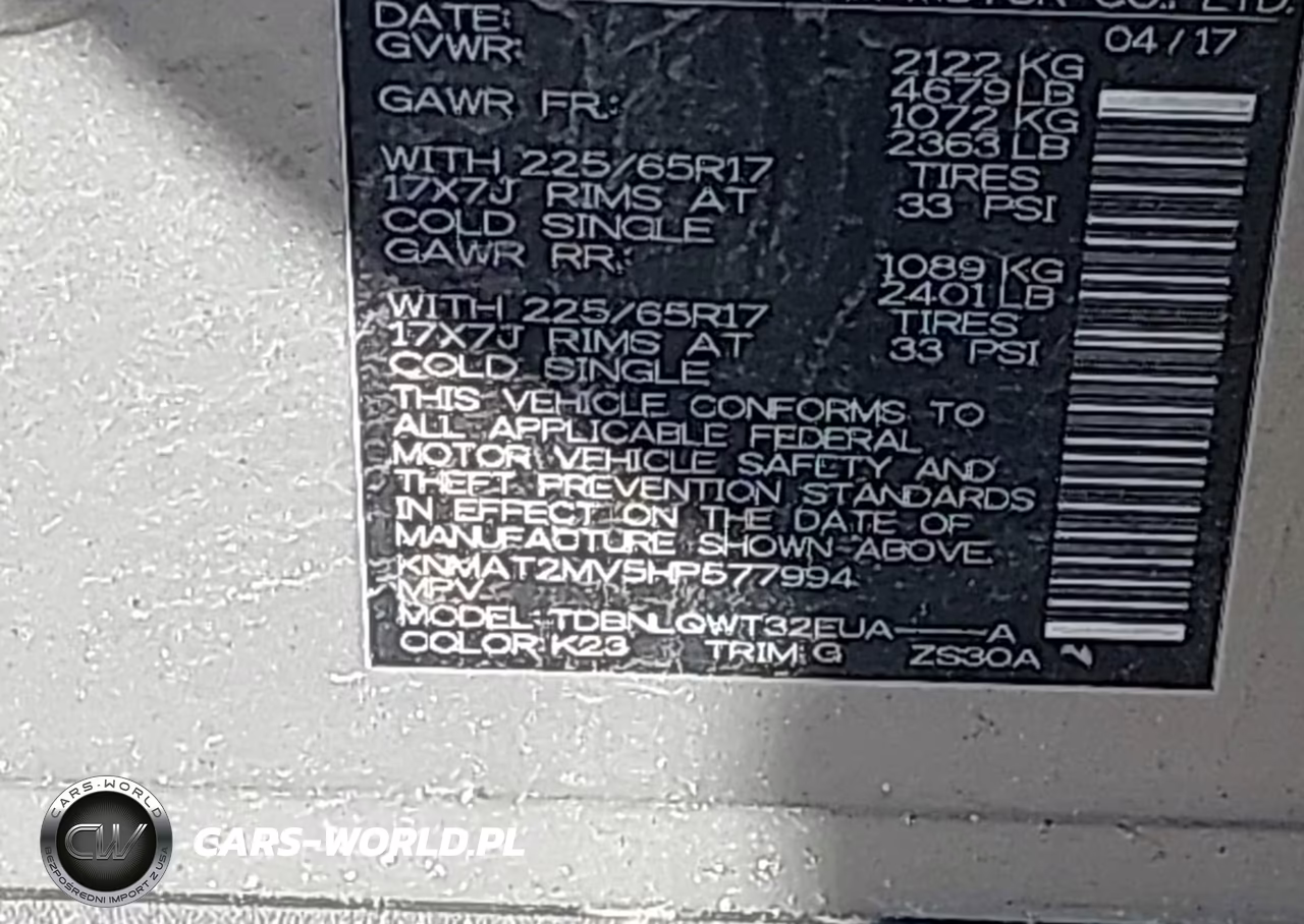 2017 Nissan Rogue Sv VIN:KNMAT2MV5HP577994 - 9