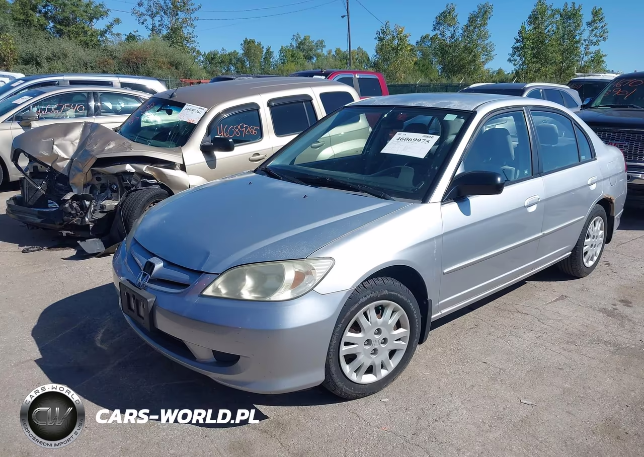 2005 Honda Civic Lx VIN:2HGES16675H614873 - 2