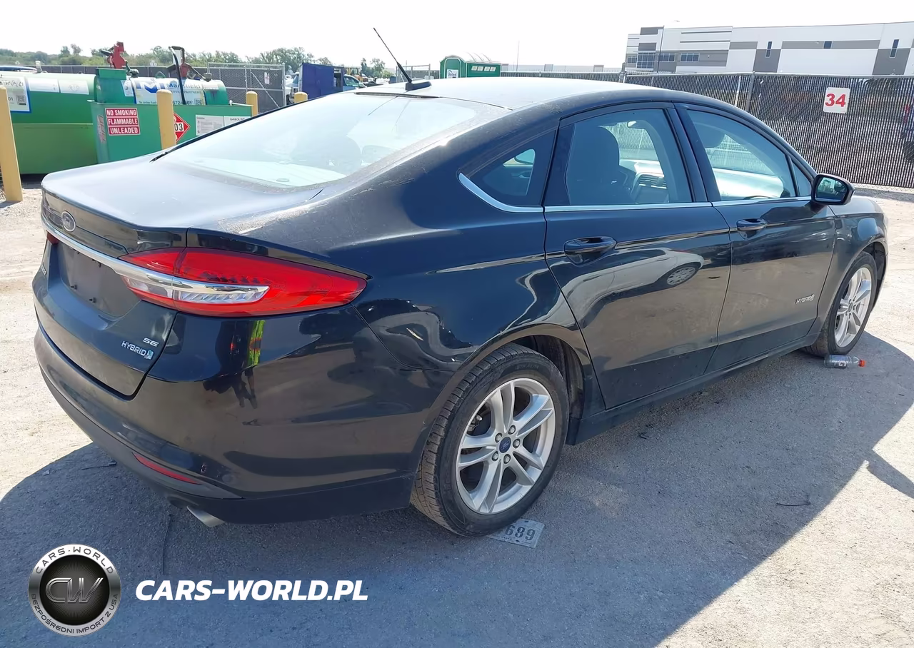 2018 Ford Fusion Hybrid Se VIN:3FA6P0LU8JR176533 - 4