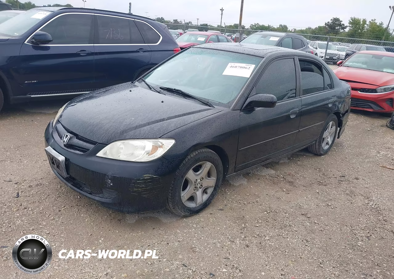 2005 Honda Civic Ex VIN:1HGES26755L005475 - 2