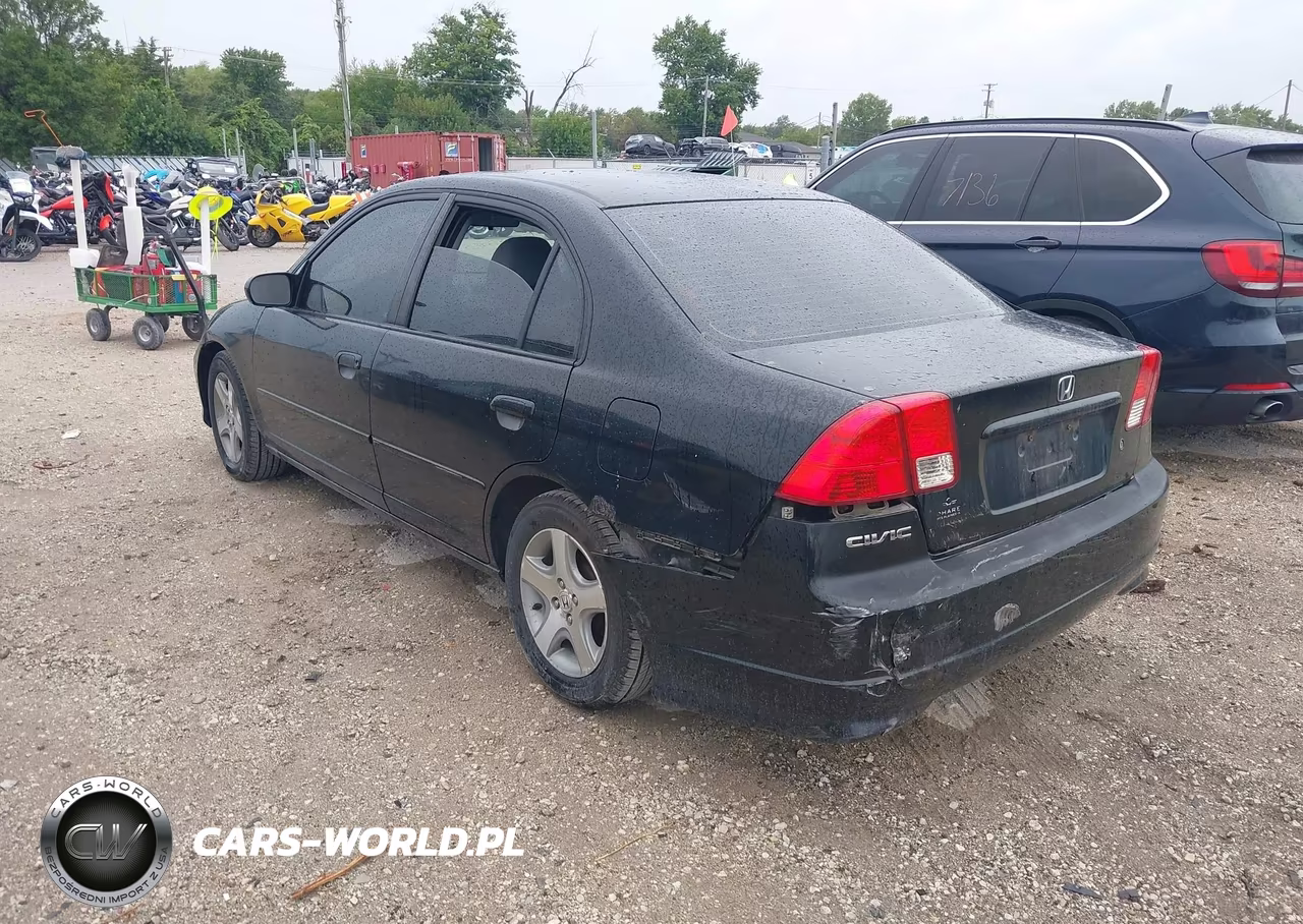 2005 Honda Civic Ex VIN:1HGES26755L005475 - 3