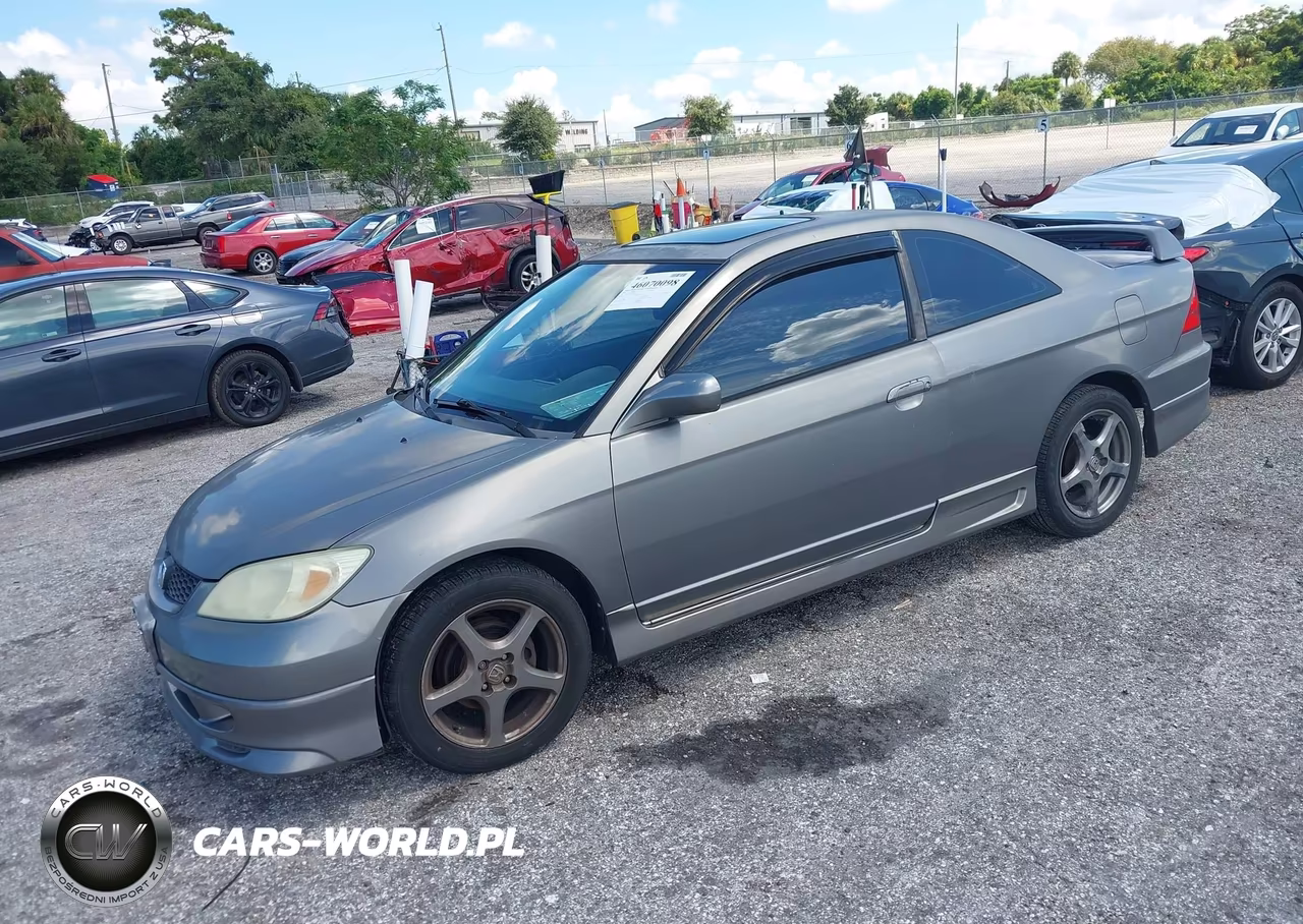 2005 Honda Civic Ex VIN:1HGEM22945L053695 - 2
