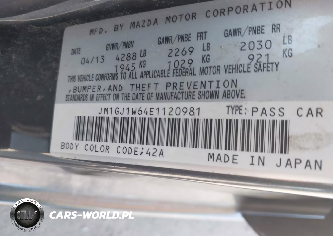 2014 Mazda Mazda6 I Grand Touring VIN:JM1GJ1W64E1120981 - 9