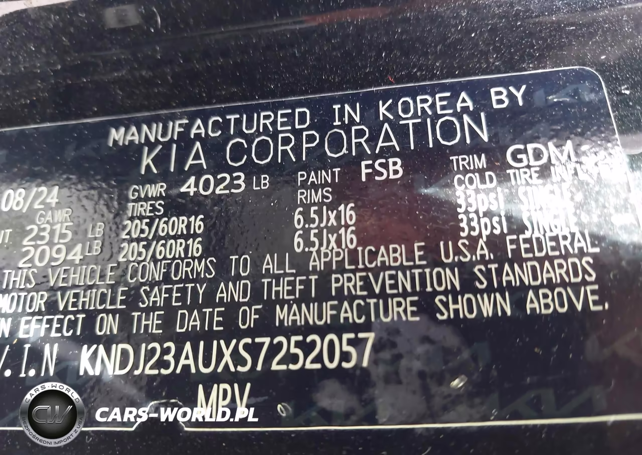2025 Kia Soul Lx VIN:KNDJ23AUXS7252057 - 9