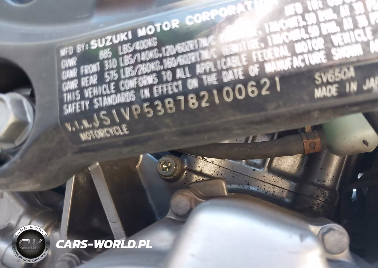 2008 Suzuki Sv650 A VIN:JS1VP53B782100621 - 10