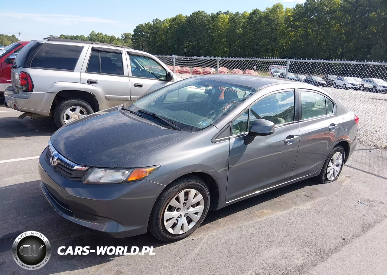 2012 Honda Civic Lx VIN:2HGFB2F54CH596072 - 2