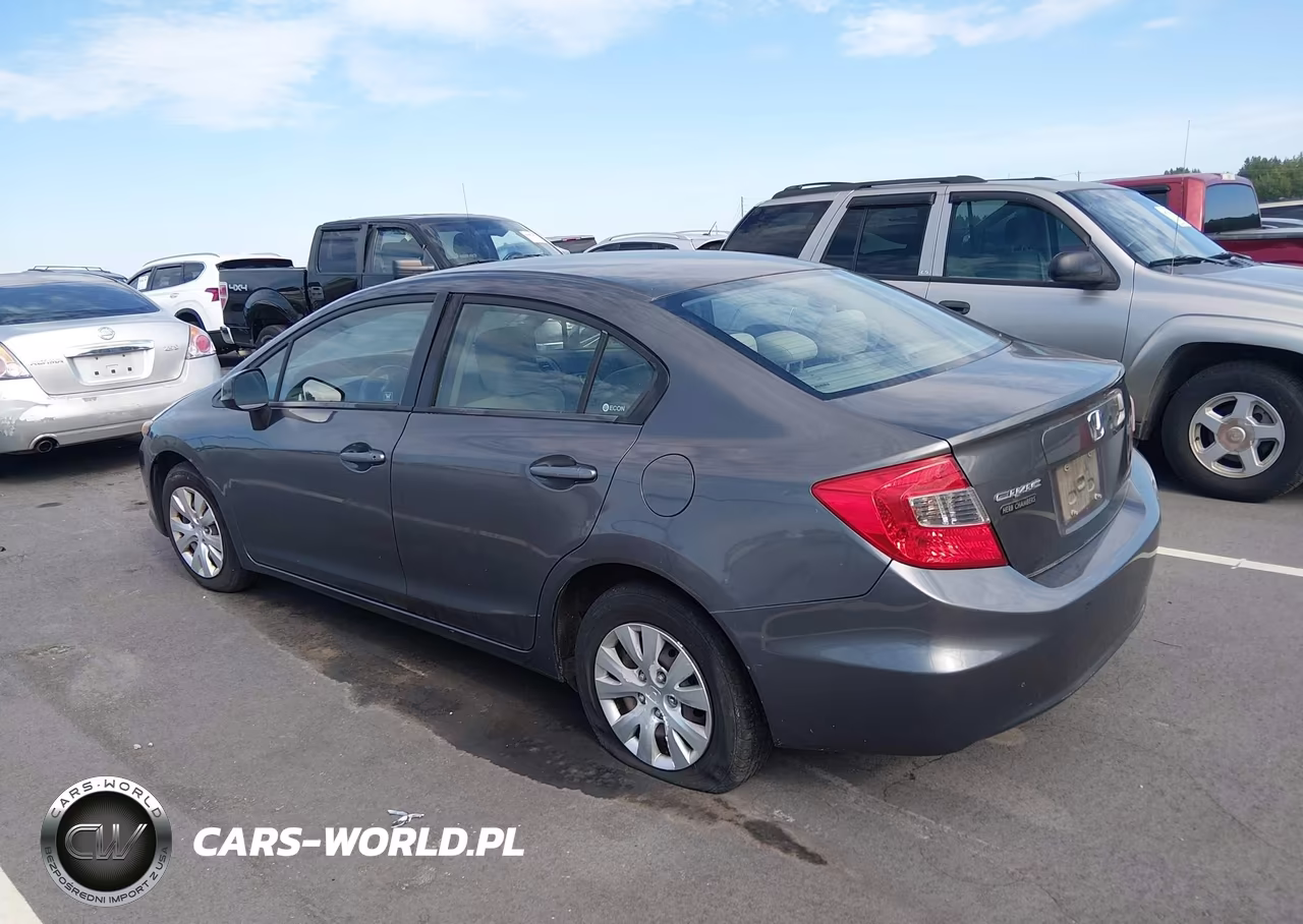 2012 Honda Civic Lx VIN:2HGFB2F54CH596072 - 3