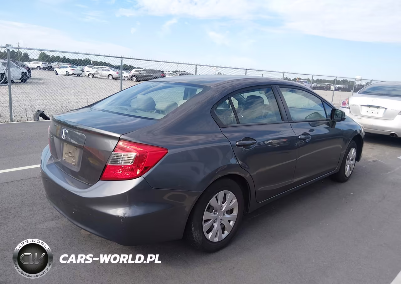 2012 Honda Civic Lx VIN:2HGFB2F54CH596072 - 4