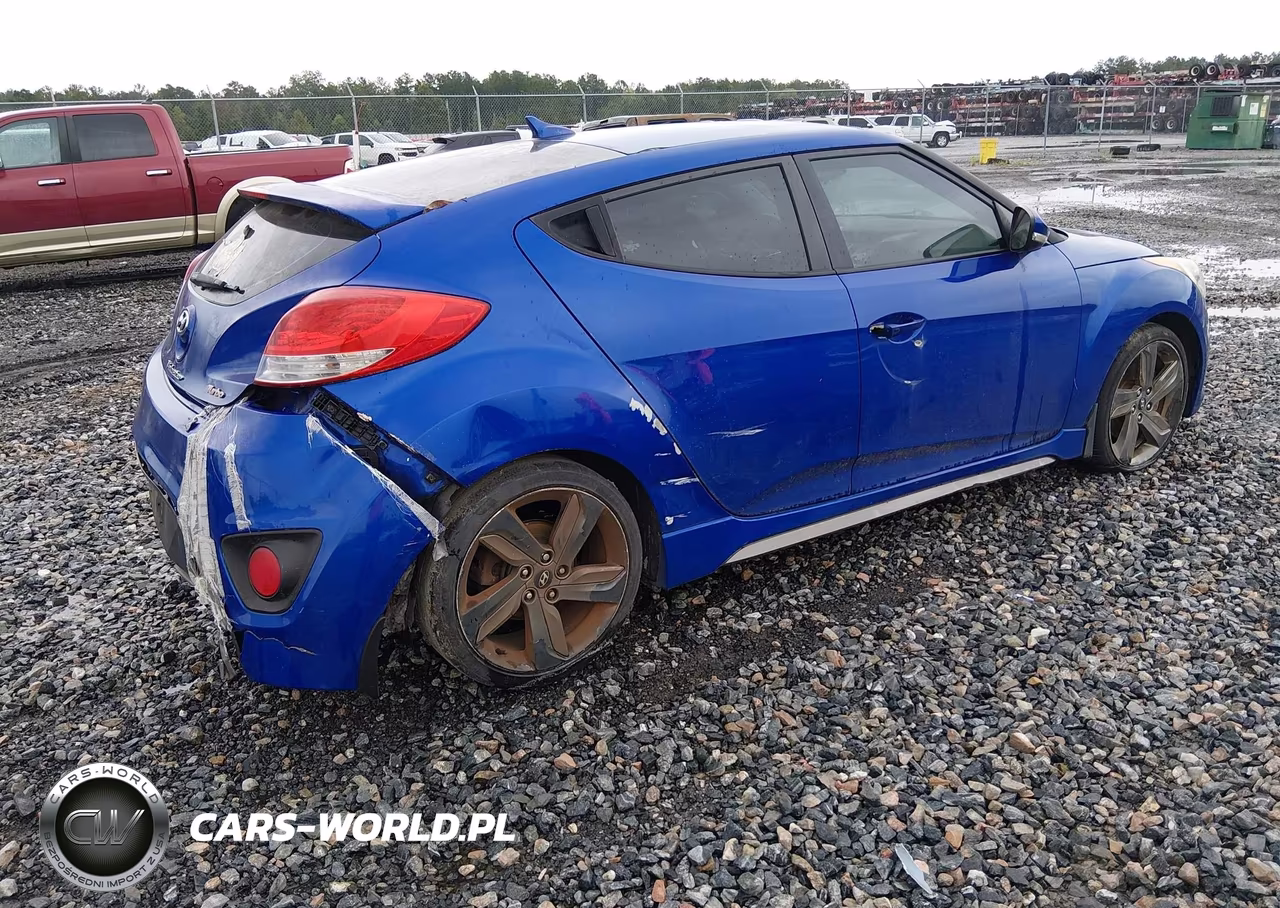 2014 Hyundai Veloster Turbo W-Black VIN:KMHTC6AEXEU198082 - 4