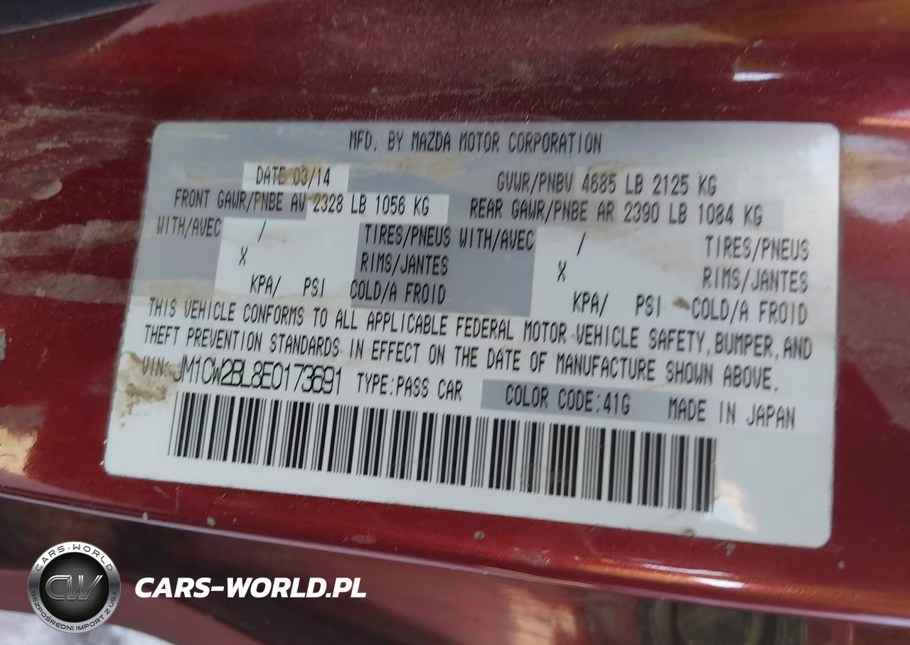 2014 Mazda Mazda5 Sport VIN:JM1CW2BL8E0173691 - 9