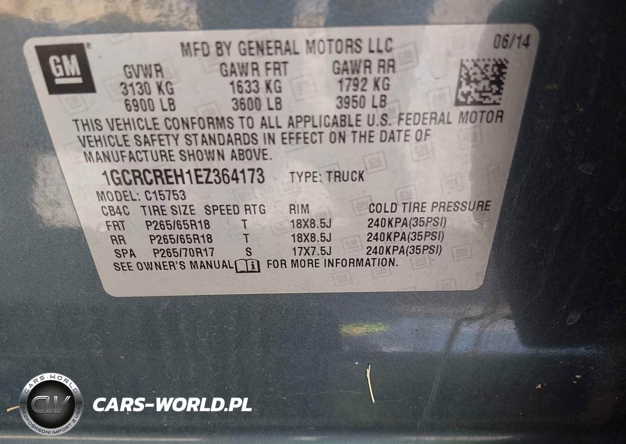 2014 Chevrolet Silverado 1500 Lt VIN:1GCRCREH1EZ364173 - 9