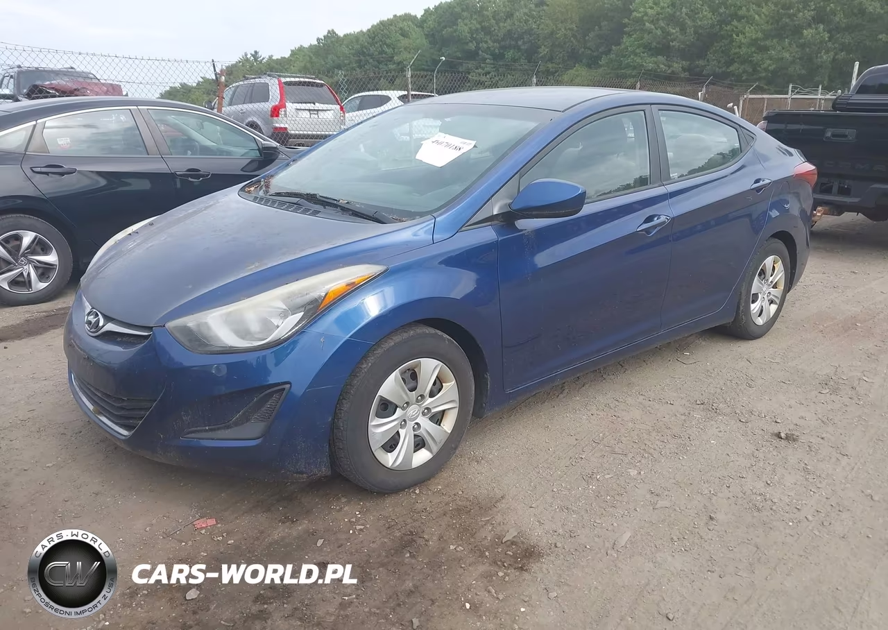 2016 Hyundai Elantra Se VIN:5NPDH4AE6GH788260 - 2