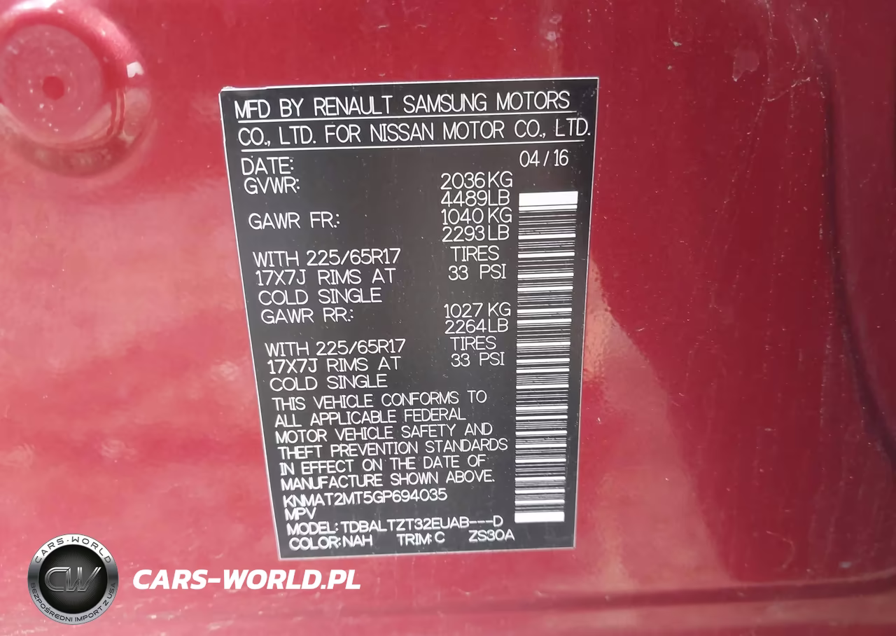 2016 Nissan Rogue Sv VIN:KNMAT2MT5GP694035 - 9