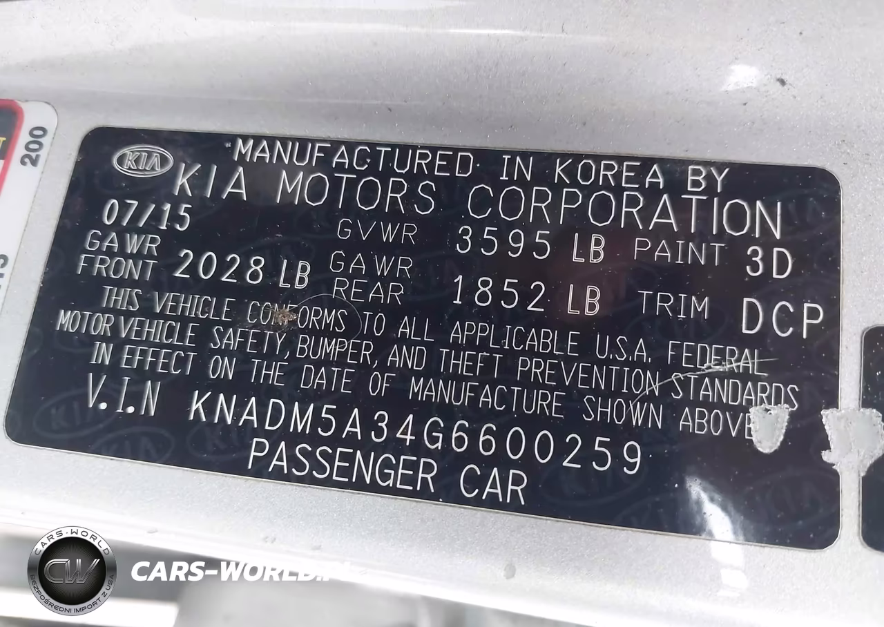 2016 Kia Rio Lx VIN:KNADM5A34G6600259 - 9