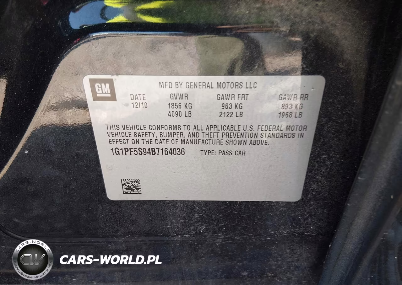 2011 Chevrolet Cruze 1Lt VIN:1G1PF5S94B7164036 - 9