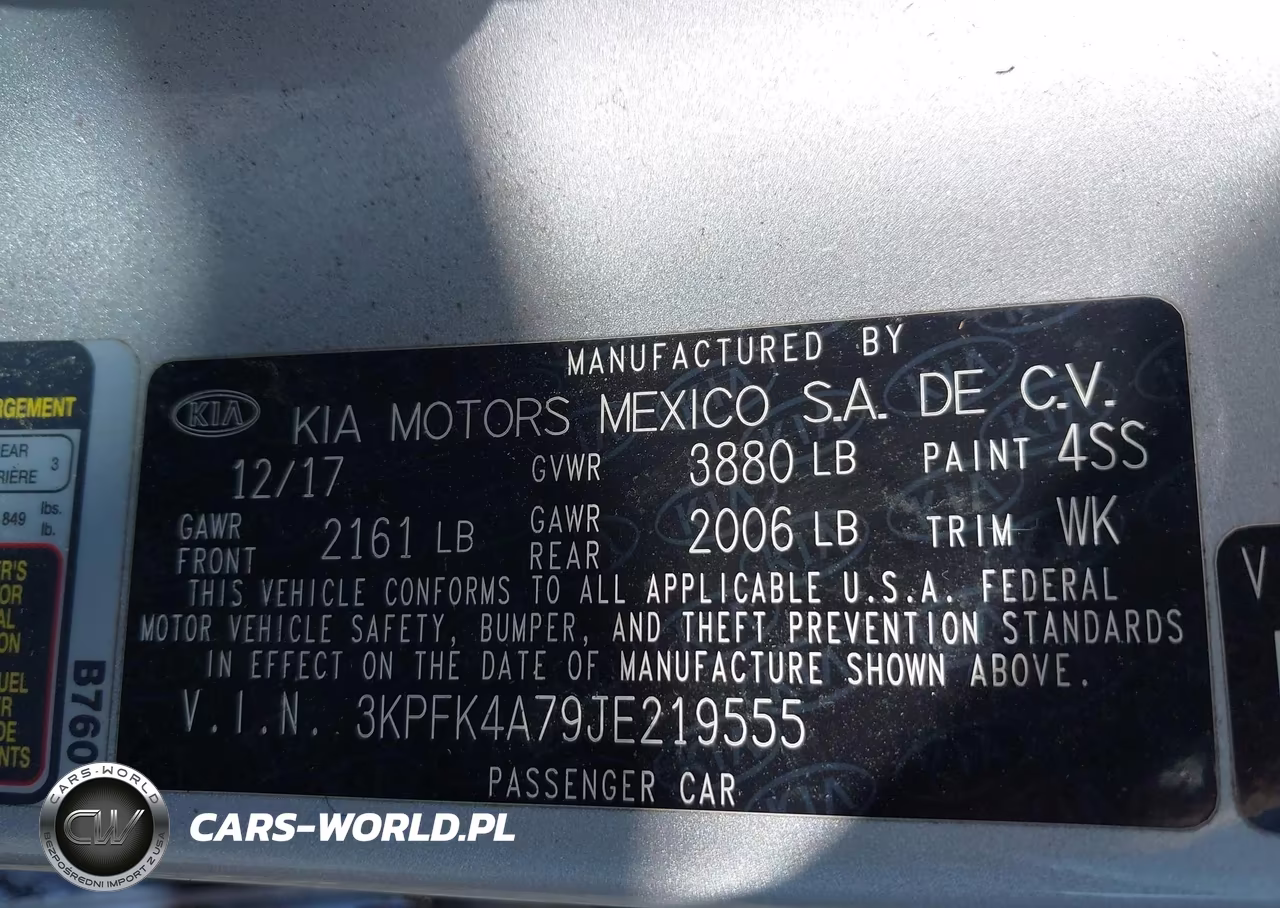 2018 Kia Forte Lx VIN:3KPFK4A79JE219555 - 9