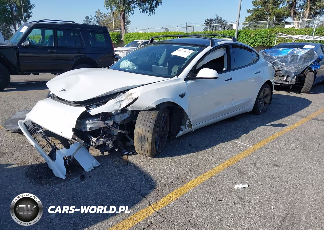 2021 Tesla Model 3 Standard Range Plus Rear-Wheel Drive VIN:5YJ3E1EA3MF874145 - 2
