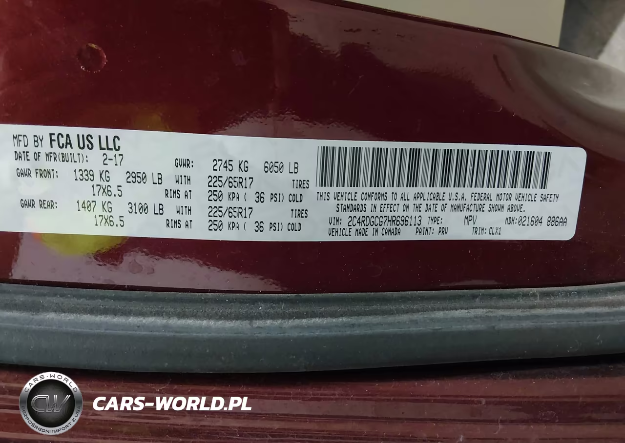 2017 Dodge Grand Caravan Sxt VIN:2C4RDGCG7HR696113 - 9