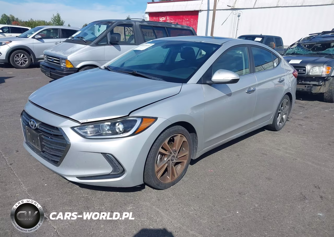 2017 Hyundai Elantra Limited VIN:5NPD84LF7HH041676 - 2