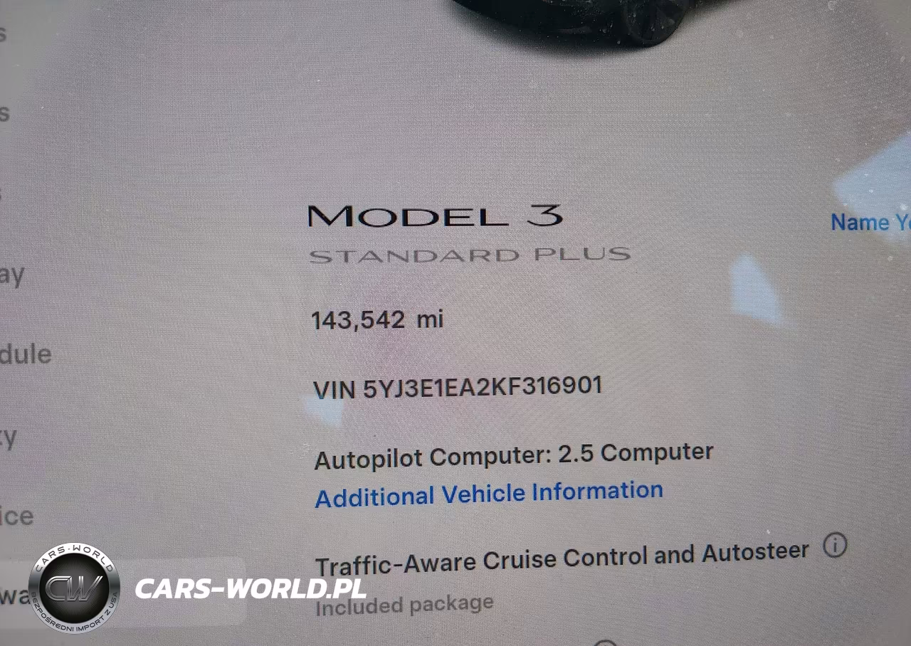 2019 Tesla Model 3 Long Range-Mid Range-Standard Range-Standard Range Plus VIN:5YJ3E1EA2KF316901 - 15