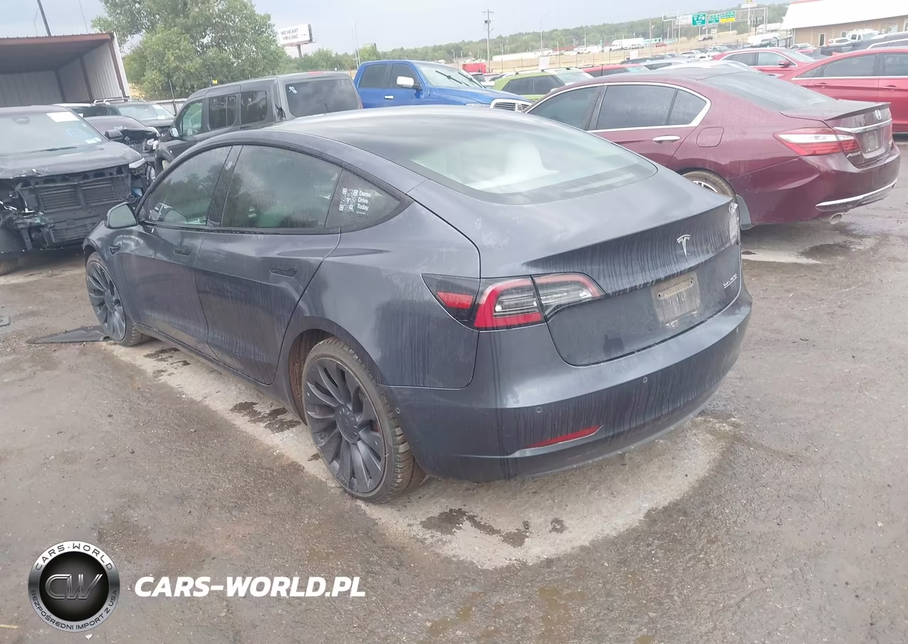 2021 Tesla Model 3 Performance Dual Motor All-Wheel Drive VIN:5YJ3E1ECXMF092541 - 3