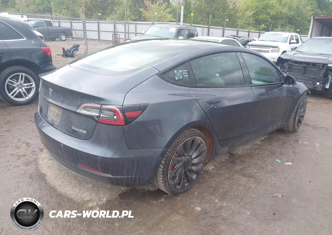 2021 Tesla Model 3 Performance Dual Motor All-Wheel Drive VIN:5YJ3E1ECXMF092541 - 4