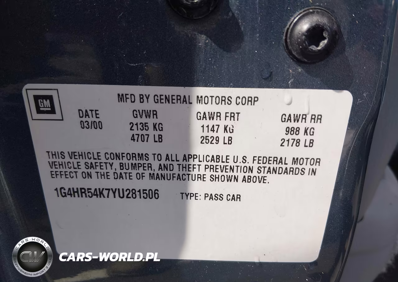 2000 Buick Lesabre Limited VIN:1G4HR54K7YU281506 - 9