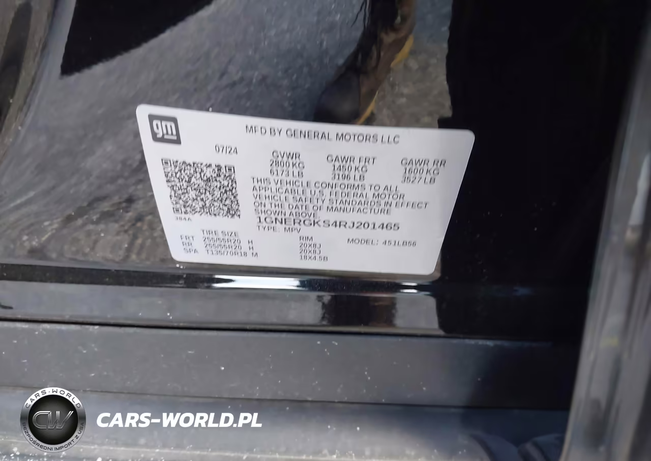 2024 Chevrolet Traverse Fwd Lt VIN:1GNERGKS4RJ201465 - 9