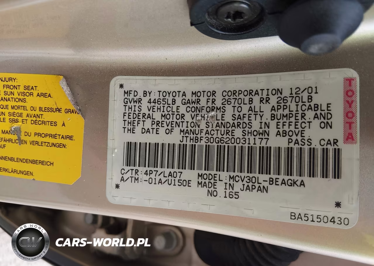 2002 Lexus Es 300 VIN:JTHBF30G620031177 - 9