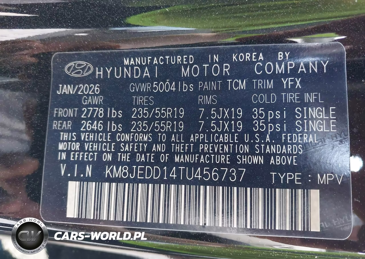 2026 Hyundai Tucson Hybrid Limited VIN:KM8JEDD14TU456737 - 9