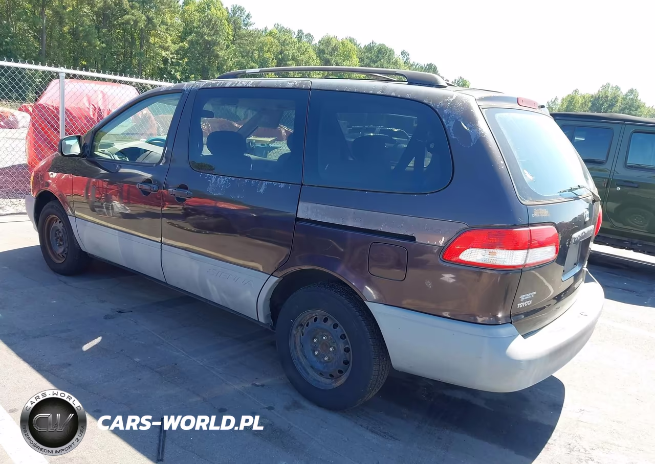 2001 Toyota Sienna Ce VIN:4T3ZF19C61U396148 - 3