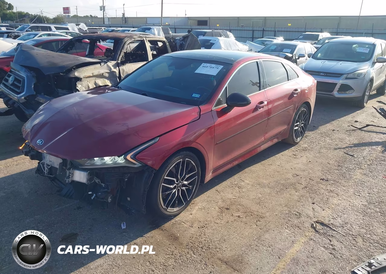 2021 Kia K5 Gt VIN:5XXG44J86MG052221 - 2
