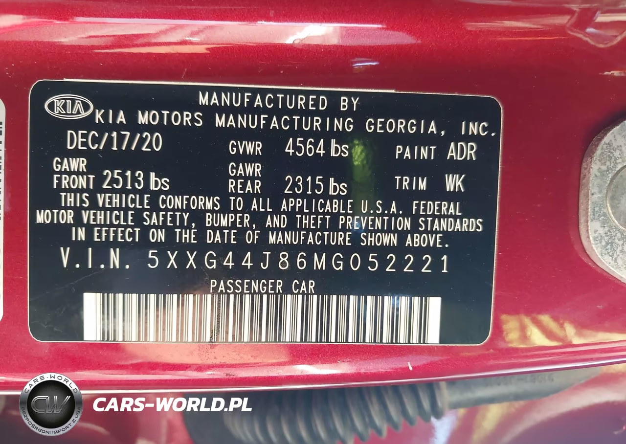 2021 Kia K5 Gt VIN:5XXG44J86MG052221 - 9