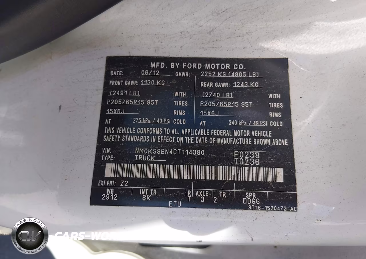 2012 Ford Transit Connect Xlt VIN:NM0KS9BN4CT114390 - 9