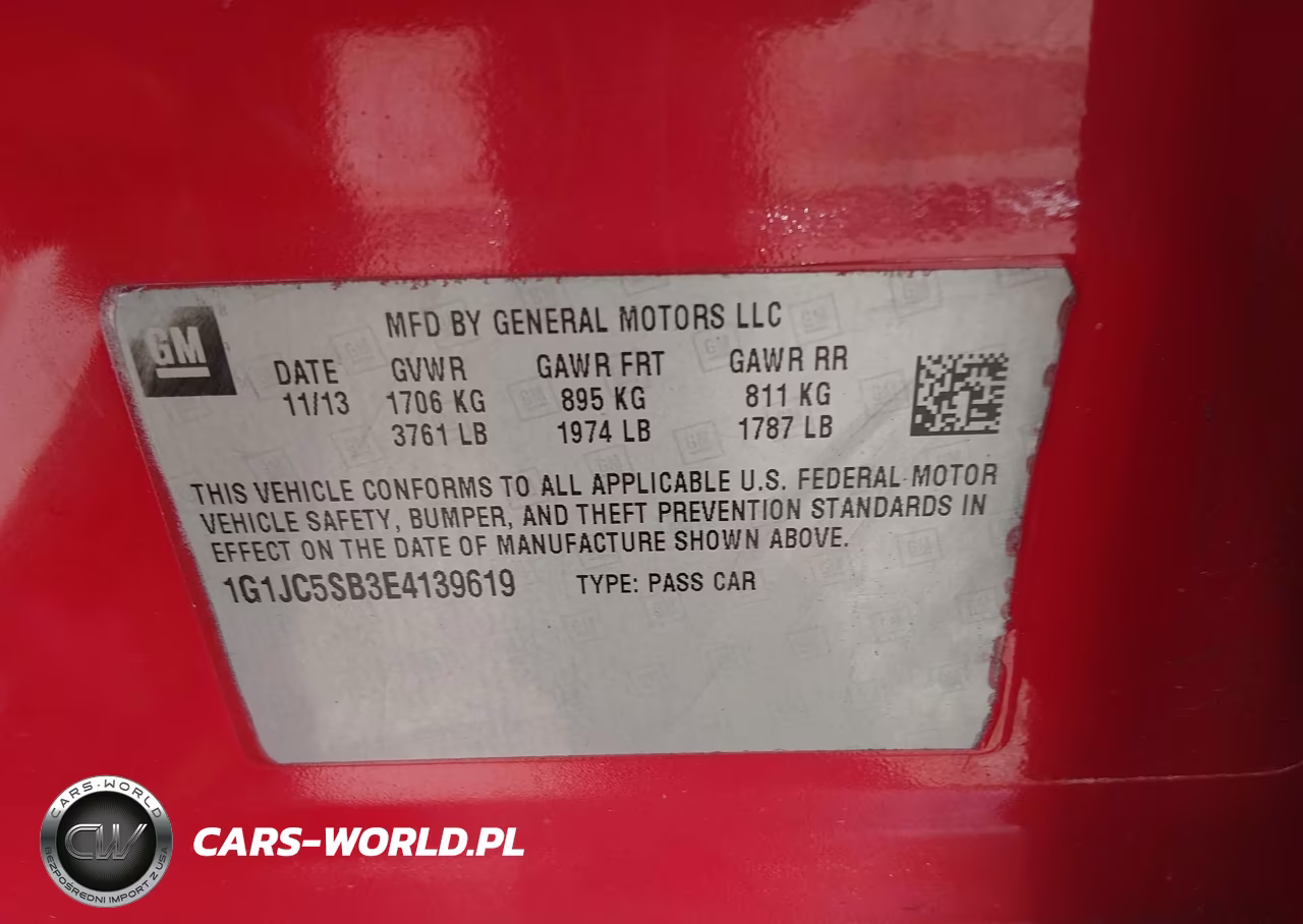 2014 Chevrolet Sonic Lt Auto VIN:1G1JC5SB3E4139619 - 9