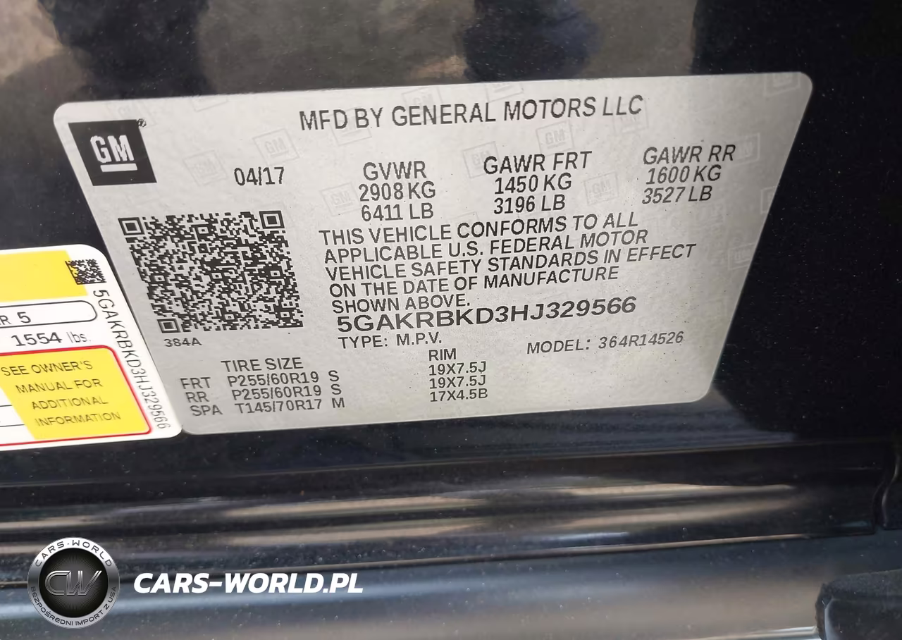 2017 Buick Enclave VIN:5GAKRBKD3HJ329566 - 9