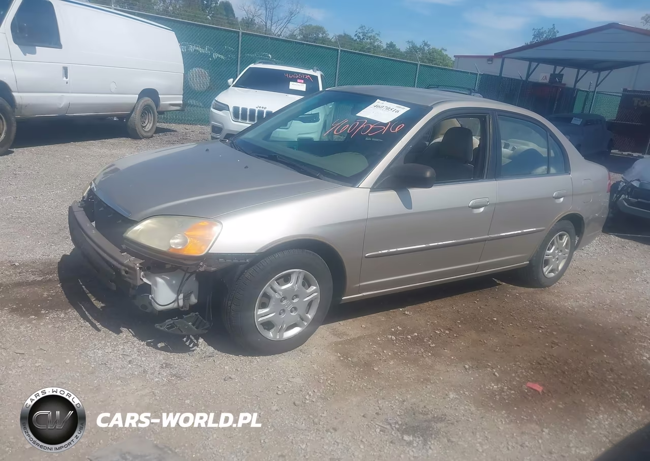 2002 Honda Civic Lx VIN:2HGES16532H537941 - 2