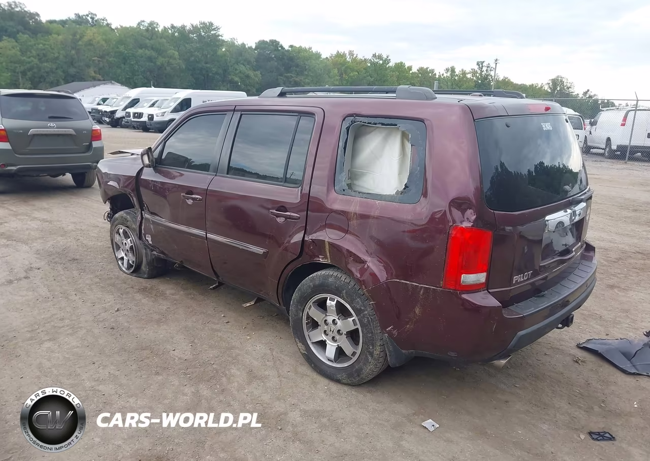 2009 Honda Pilot Touring VIN:5FNYF48999B022492 - 3