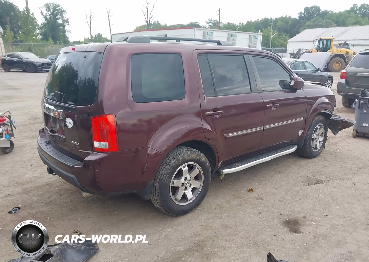 2009 Honda Pilot Touring VIN:5FNYF48999B022492 - 4