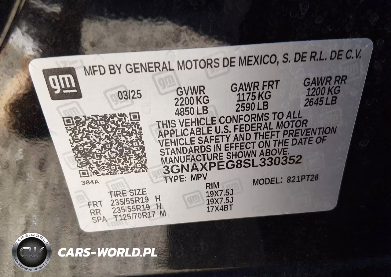 2025 Chevrolet Equinox Awd Lt VIN:3GNAXPEG8SL330352 - 9