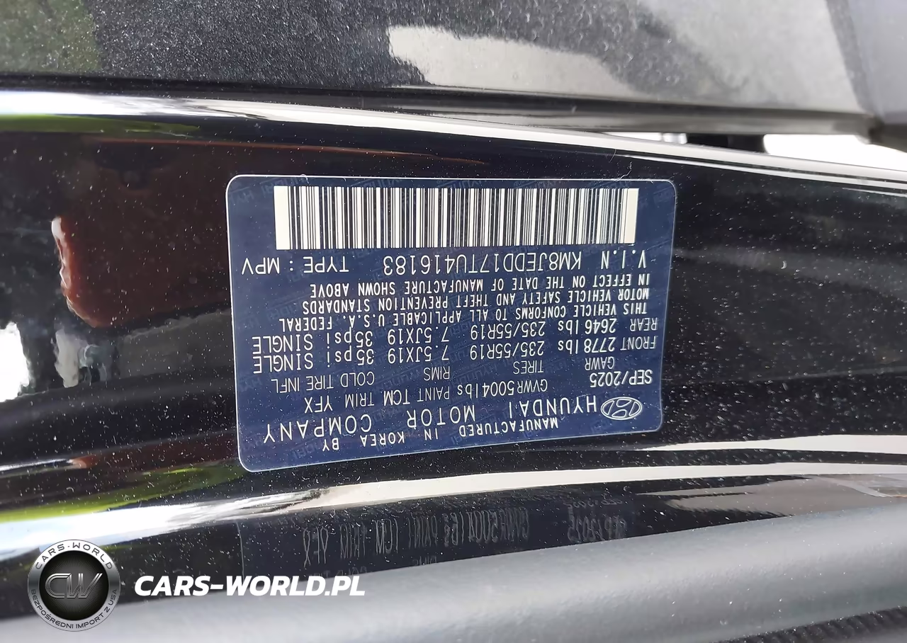 2026 Hyundai Tucson Hybrid Limited VIN:KM8JEDD17TU416183 - 9
