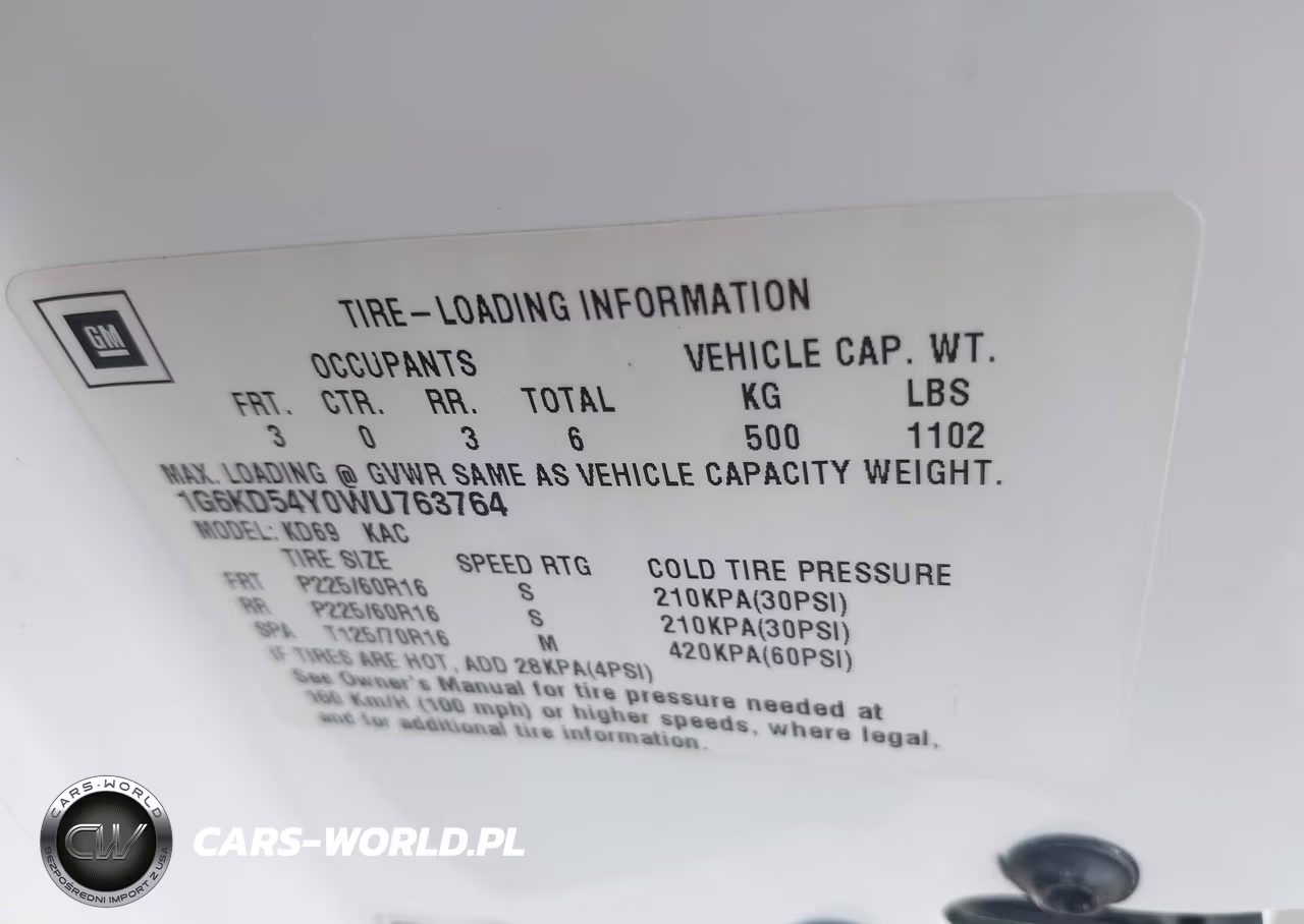 1998 Cadillac Deville Standard VIN:1G6KD54Y0WU763764 - 9