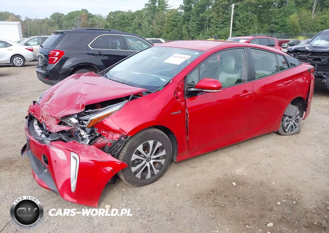 2020 Toyota Prius Le Awd-E VIN:JTDL9RFU1L3013165 - 2