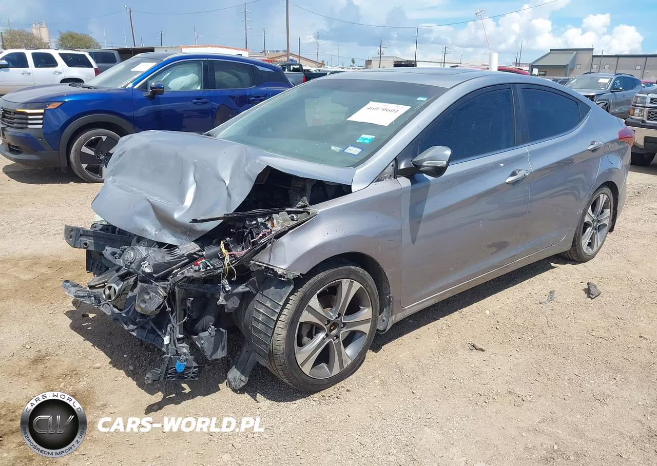 2015 Hyundai Elantra Sport VIN:KMHDH4AH7FU346209 - 2