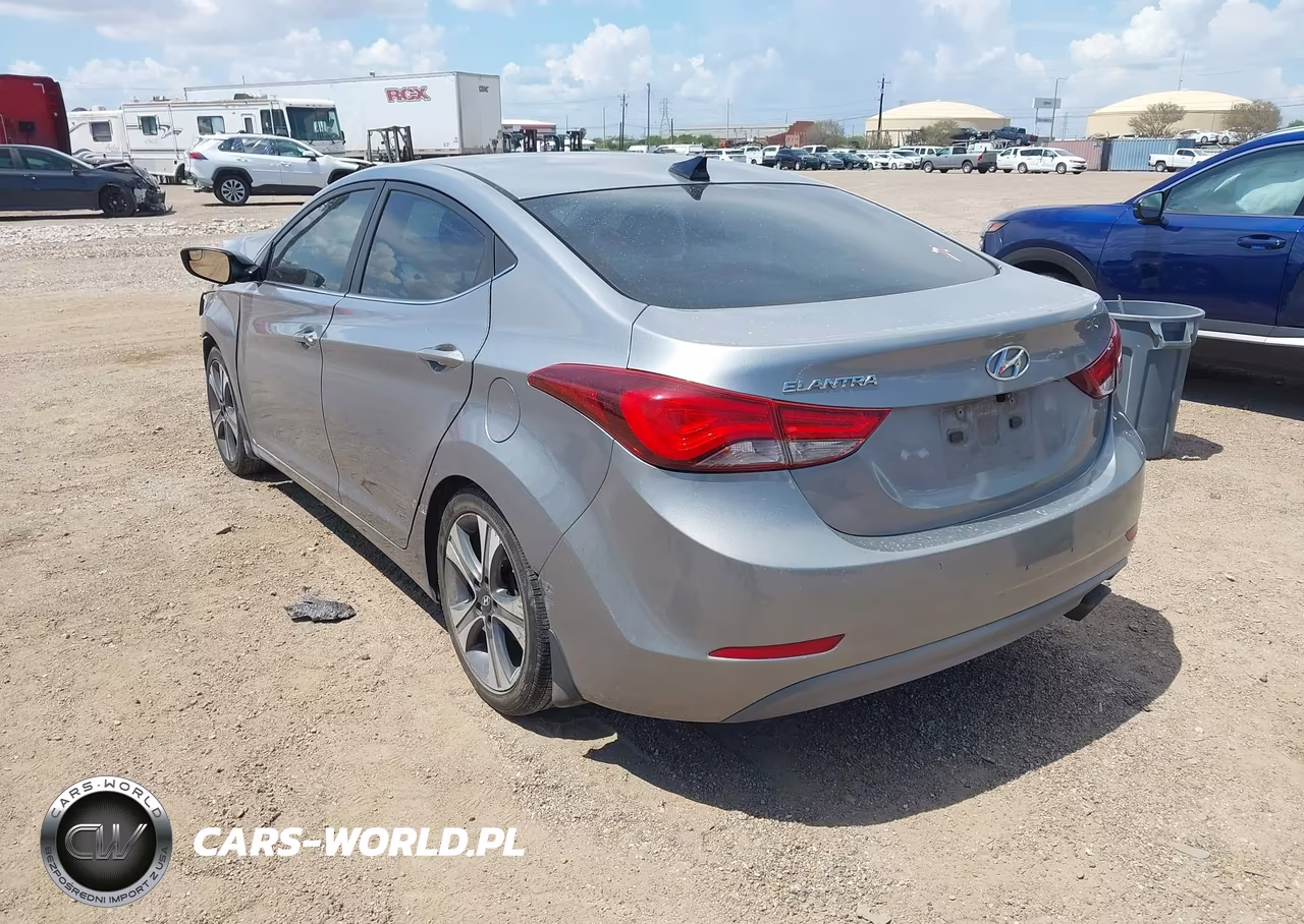 2015 Hyundai Elantra Sport VIN:KMHDH4AH7FU346209 - 3