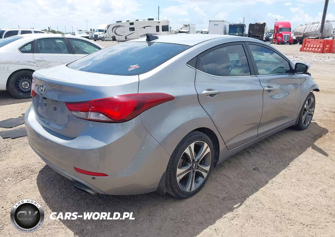 2015 Hyundai Elantra Sport VIN:KMHDH4AH7FU346209 - 4