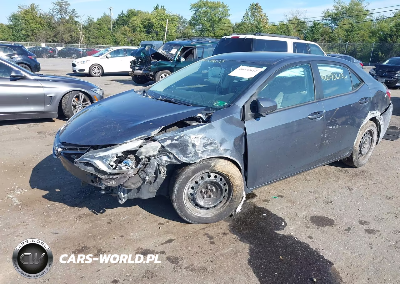 2015 Toyota Corolla Le VIN:2T1BURHE4FC310507 - 2